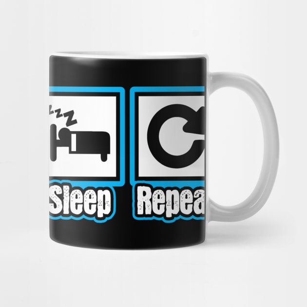 Coffee Surgeon Sleep Repeat by ThyShirtProject - Affiliate